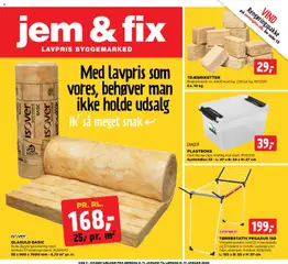 Eksempel på tilbudsavis Tilbudsavis fra butik Jem & fix gyldig fra 11/01/2026