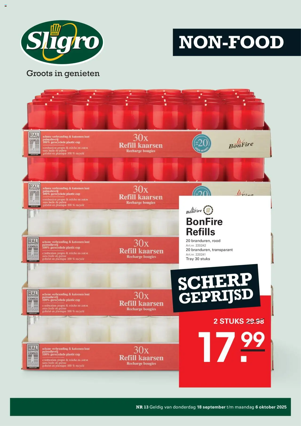 Sligro shop Non-Food geldig vanaf 18-09-2025 - Paginanummer 1