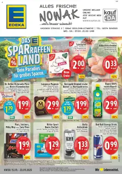 Vorschau von dem Prospekt des Geschäftes Edeka, gültig ab dem 14.09.2025