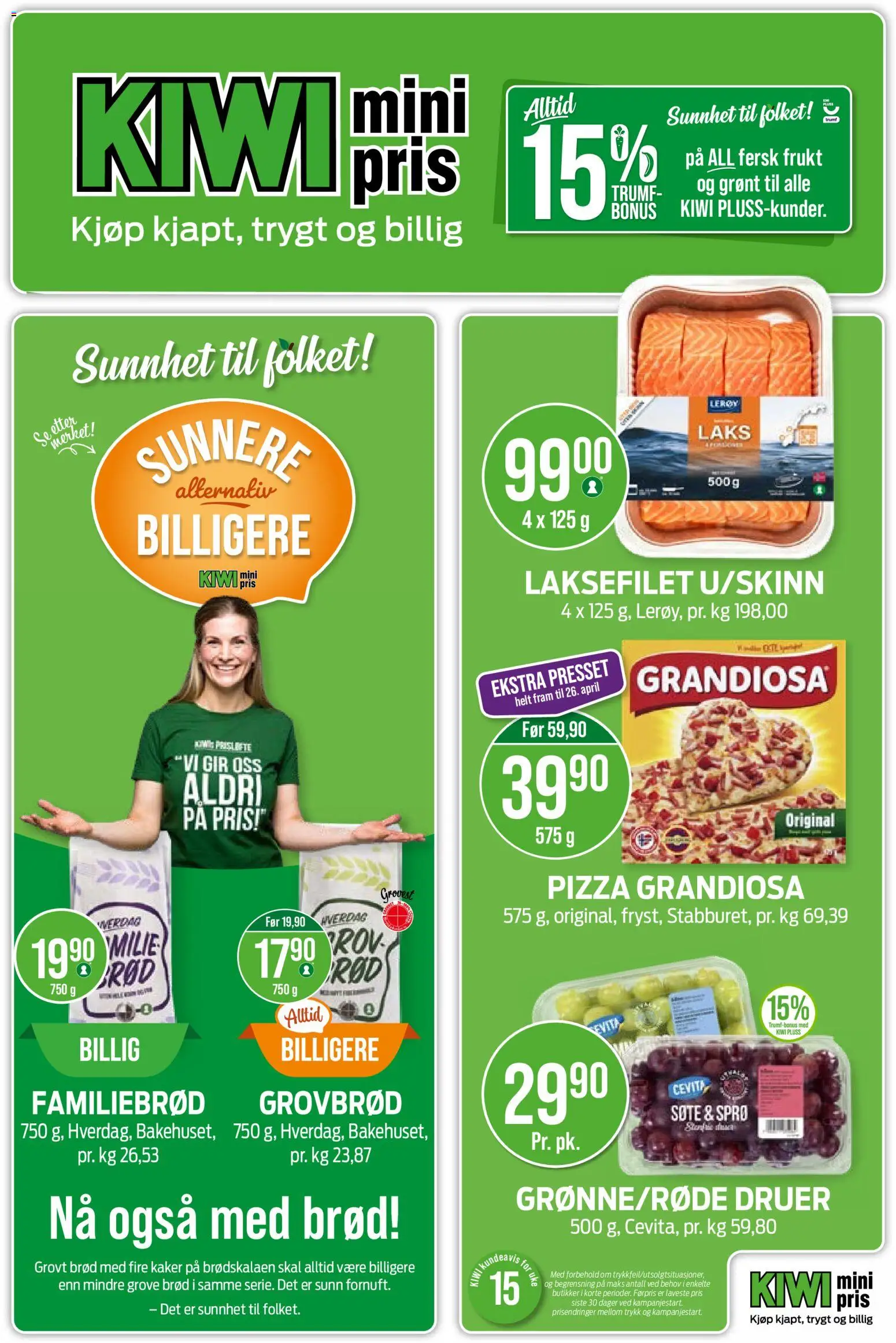 Forhåndsvis Kiwi kundeavis fra butikk Kiwi gyldig fra 06/04/2026