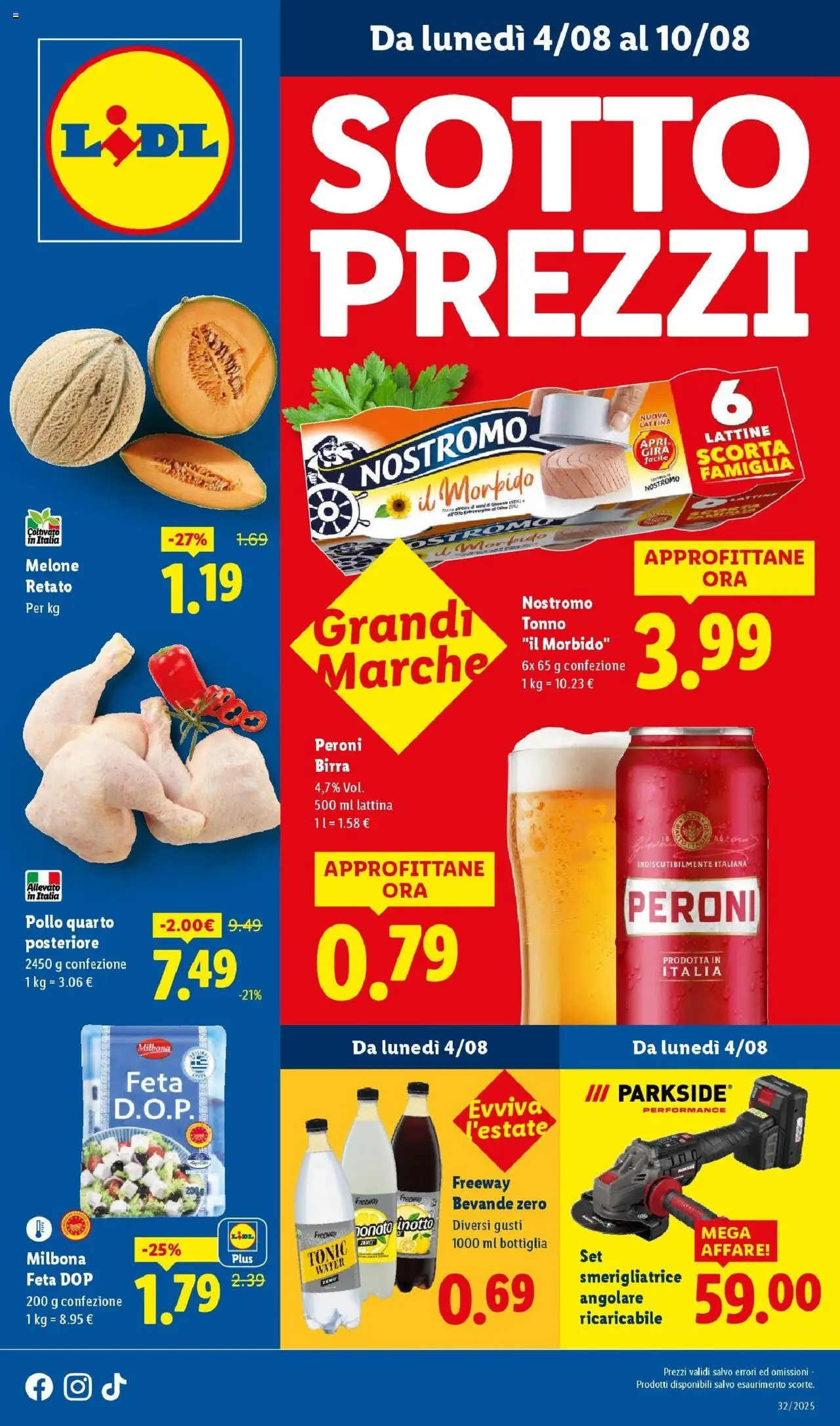 Volantino Lidl valido da 03/08/2025 numero di pagina 1