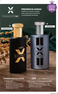 Vista previa del folleto de la tienda JAFRA válido desde el 01/11/2025 | Página: 33