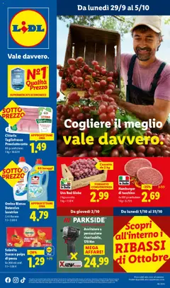 Anteprima dell'opuscolo Attuale volantino dal negozio Lidl valido da 29/09/2025