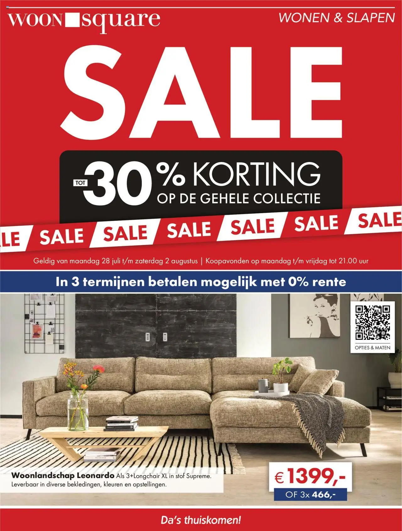 Woonsquare shop Folder geldig vanaf 28-07-2025 - Paginanummer 1
