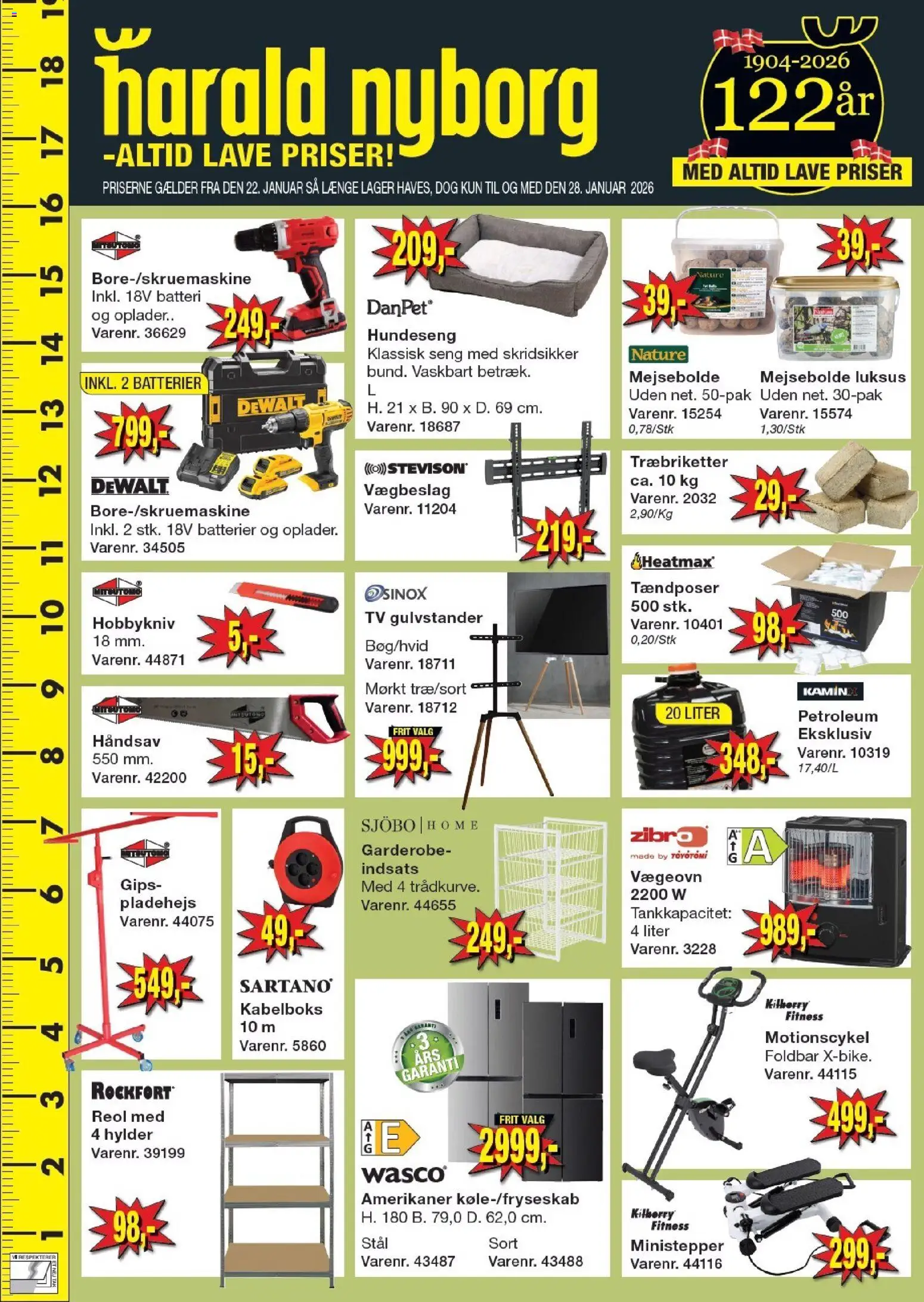 Eksempel på tilbudsavis Tilbudsavis fra butik Harald Nyborg gyldig fra 22/01/2026