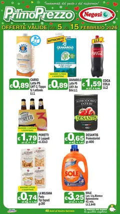 Anteprima dell'opuscolo Attuale volantino dal negozio Primo Prezzo valido da 05/02/2026
