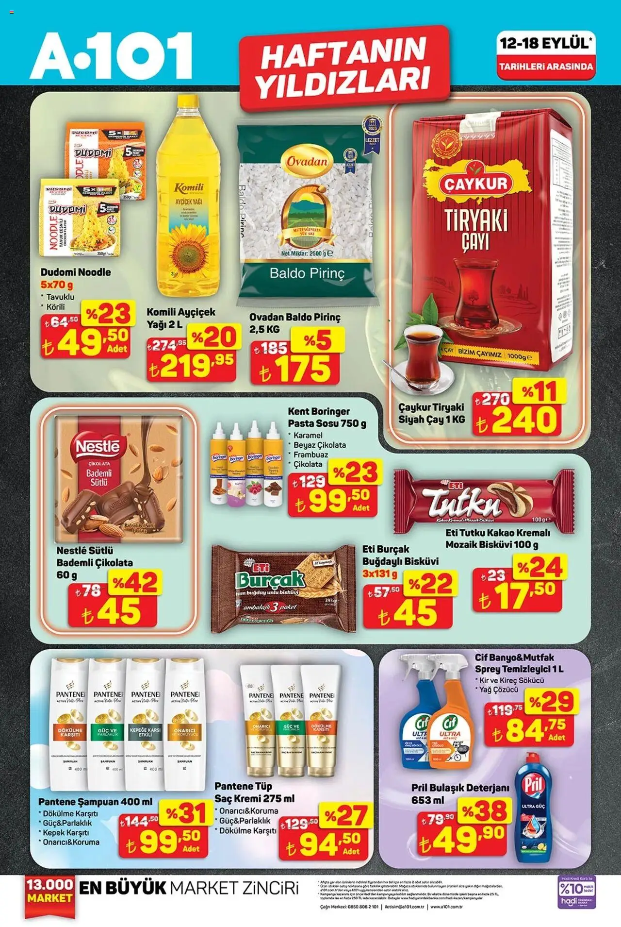 A101 Katalog (12 Eylül 2025) - Broşür bu hafta - Sayfa numarası 1