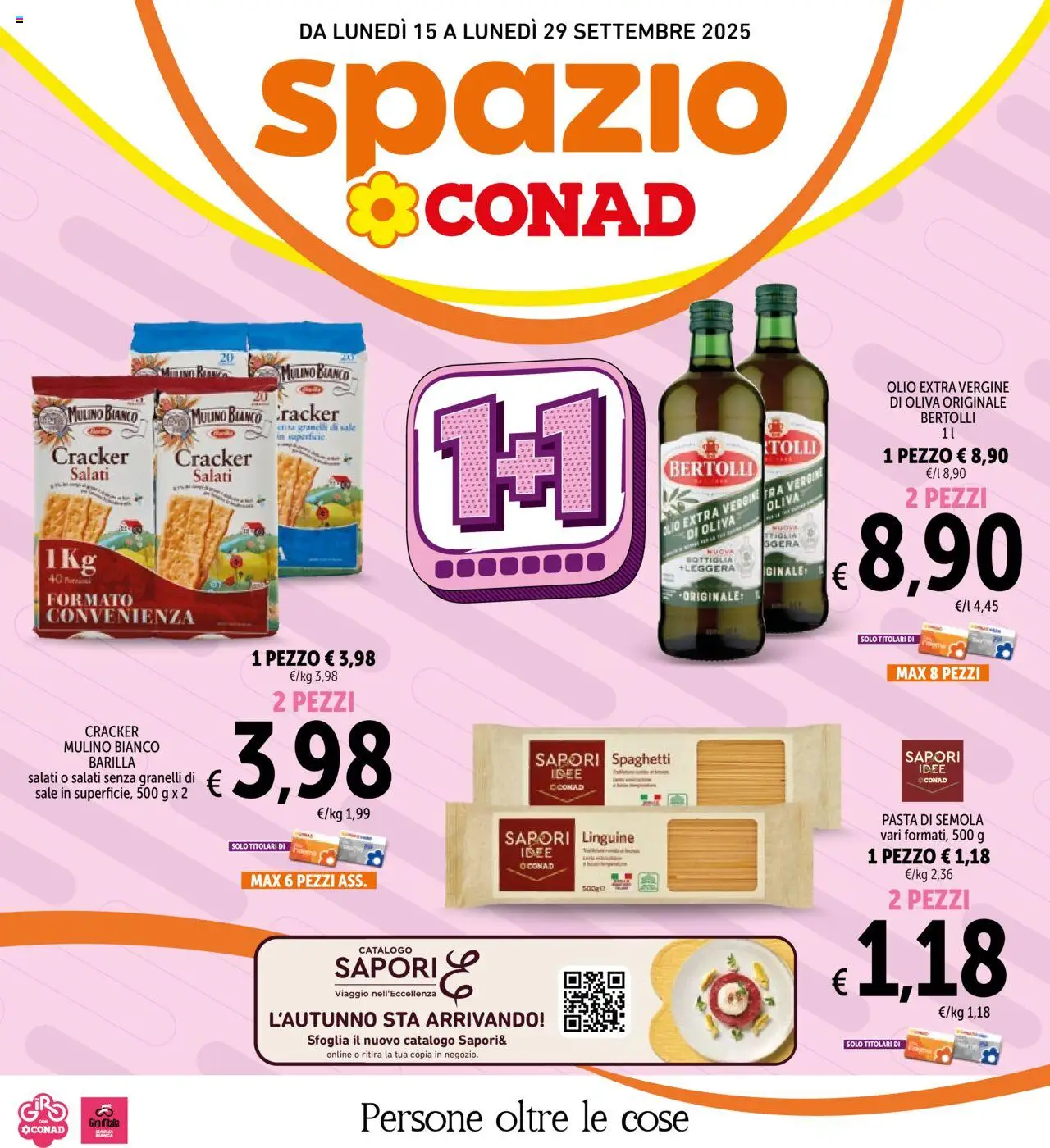 Volantino Spazio Conad valido da 15/09/2025 numero di pagina 1