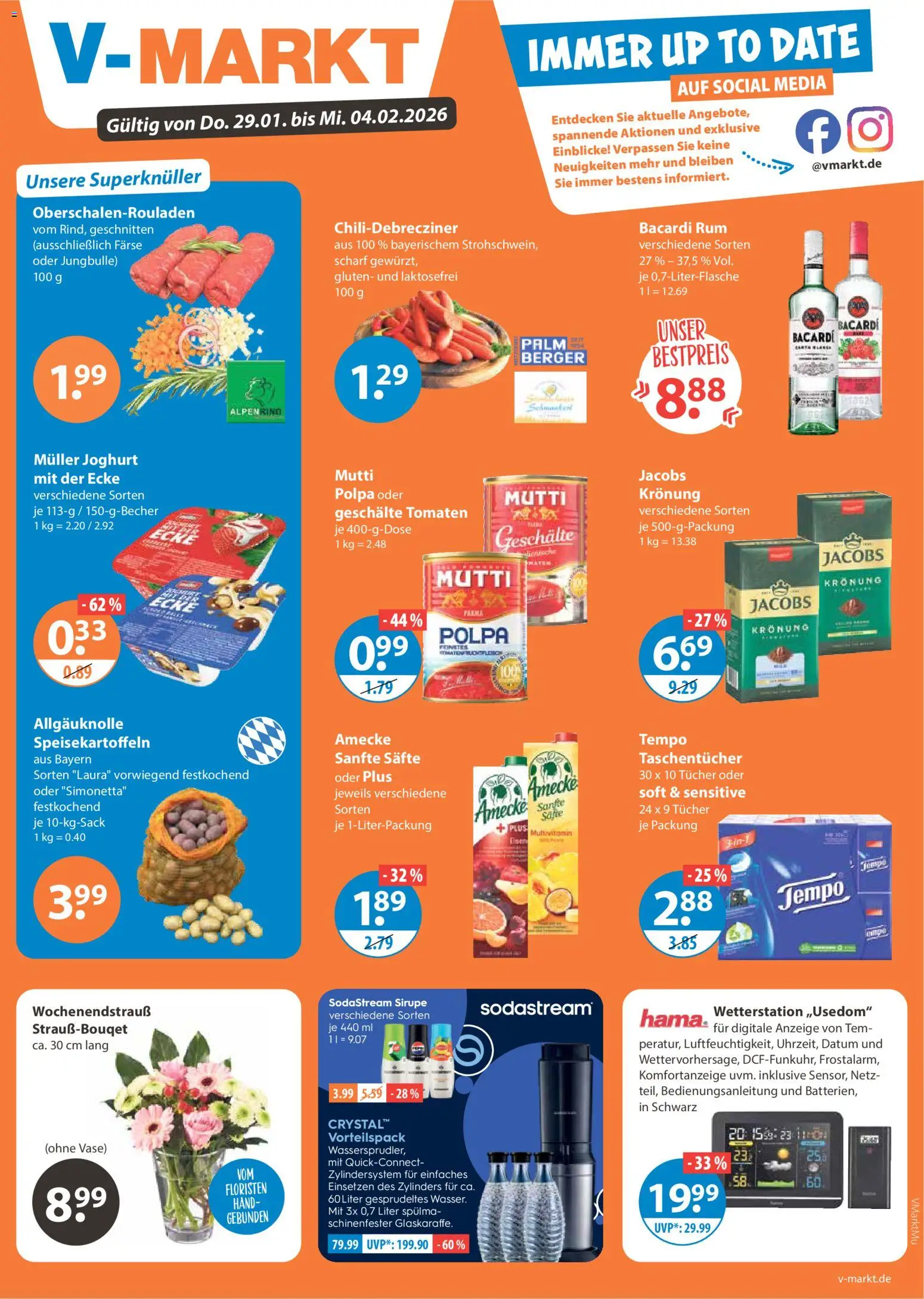 Vorschau von dem Prospekt des Geschäftes V-Markt, gültig ab dem 29.01.2026