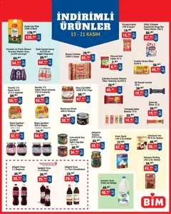 BİM İndirimli Ürünler 15.11.2025 - Broşürünün önizlemesi