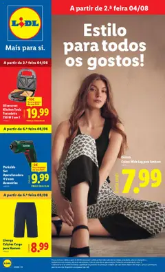 Pré-visualização do folheto da loja Lidl válida a partir de 04/08/2025