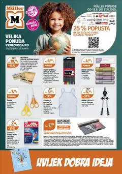 Pregled letka Katalog trgovine Müller vrijedi od 17.08.2025