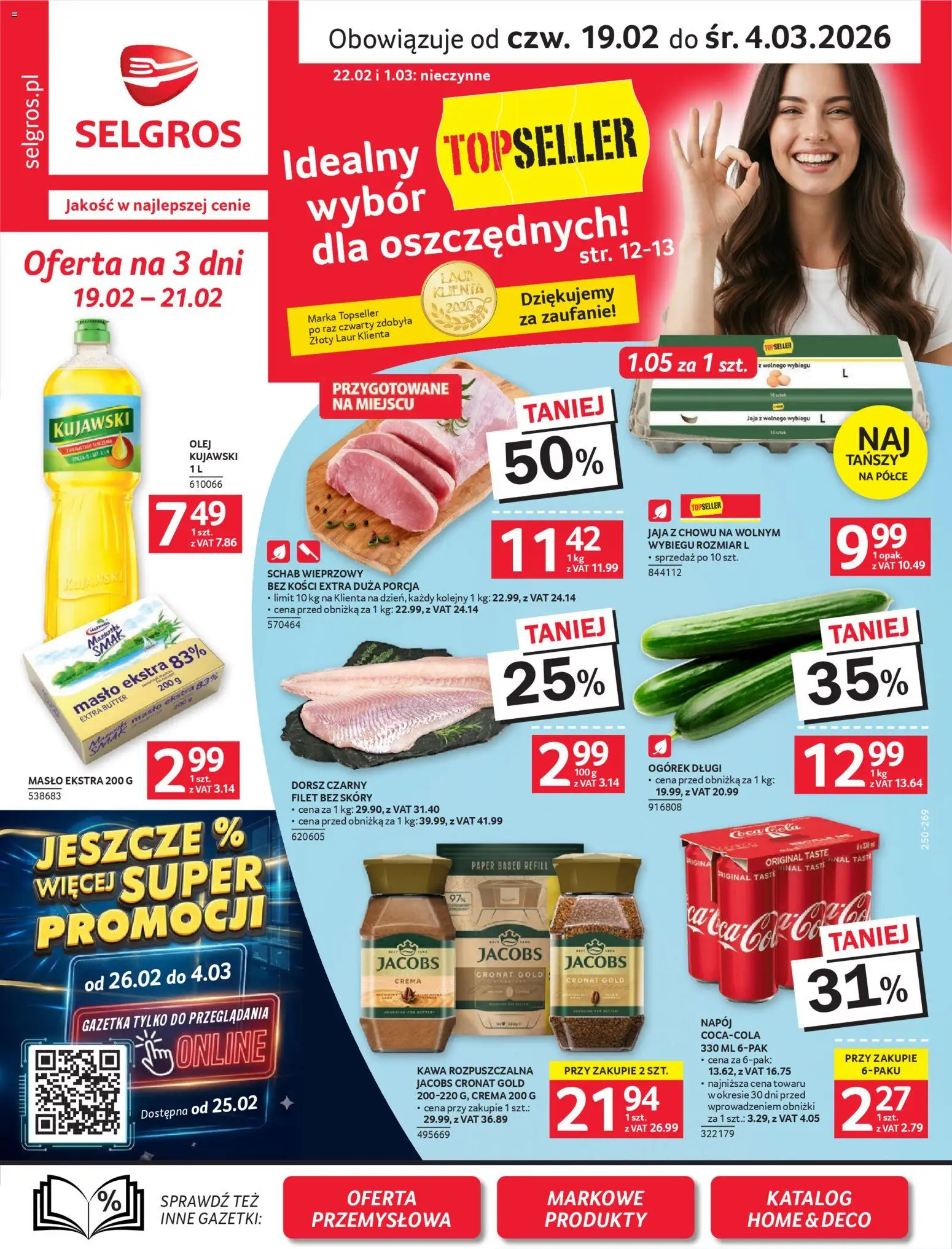 Pogląd gazetki "Gazetka" ze sklepu Selgros cash&carry ważnej od 19.02.2026