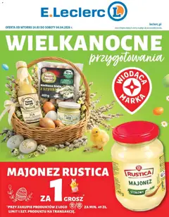 Pogląd gazetki "E.Leclerc gazetka - Wielkanoc" ze sklepu E.Leclerc ważnej od 24.03.2026