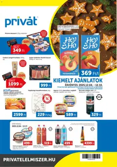 PRIVÁT - Akciós újság PRIVÁT megtekintése, amely érvényes 2025.12.04.-től