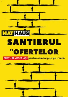 Previzualizarea de cataloage: Mathaus Catalog nou valabil de la 22.09.2025