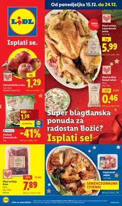 Pregled letka Katalog trgovine Lidl vrijedi od 15.12.2025