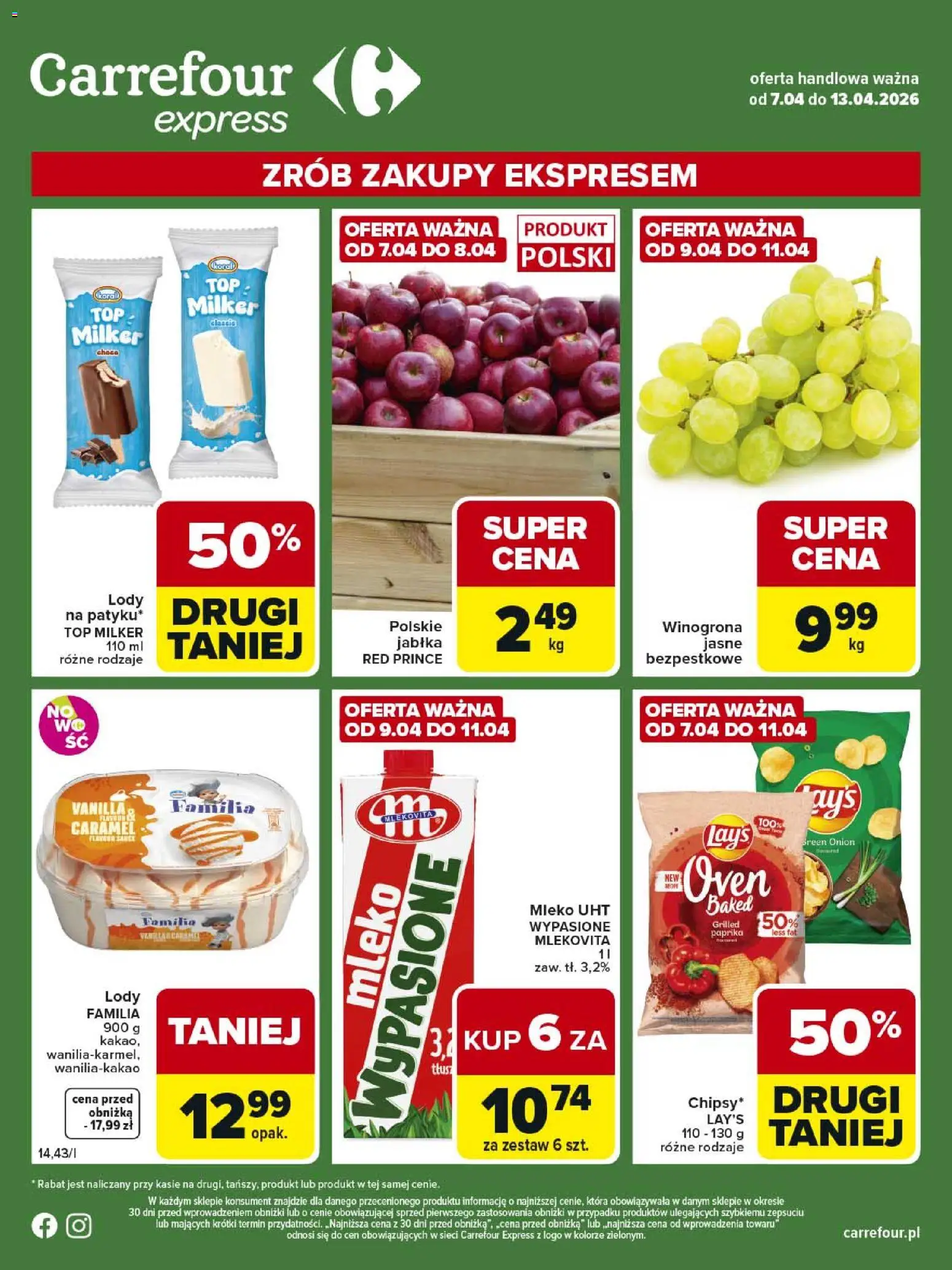 Pogląd gazetki "Carrefour gazetka - Express" ze sklepu Carrefour ważnej od 07.04.2026