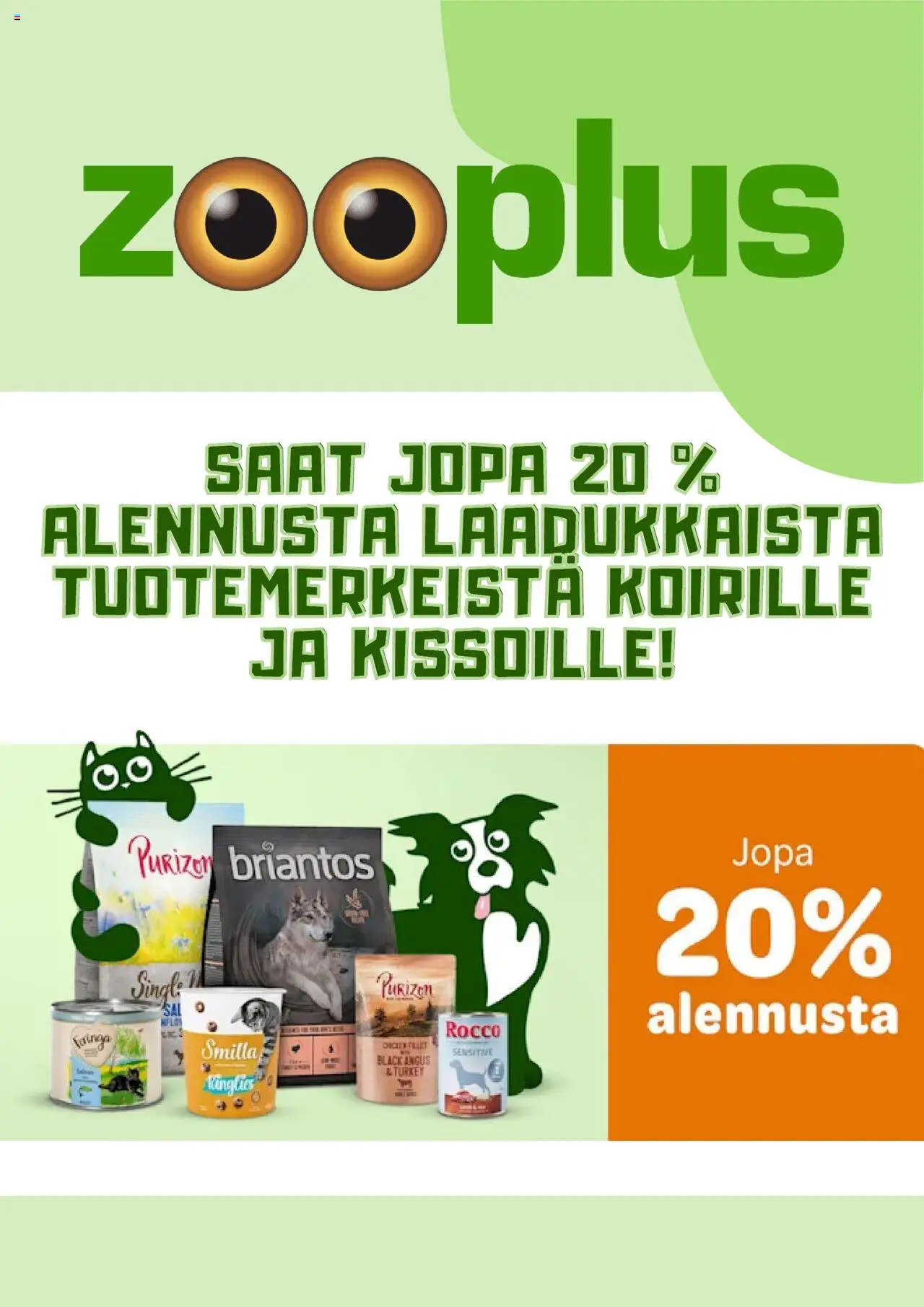 Zooplus-kaupan Tarjoukset voimassa 19/08/2025 - Sivulla 1