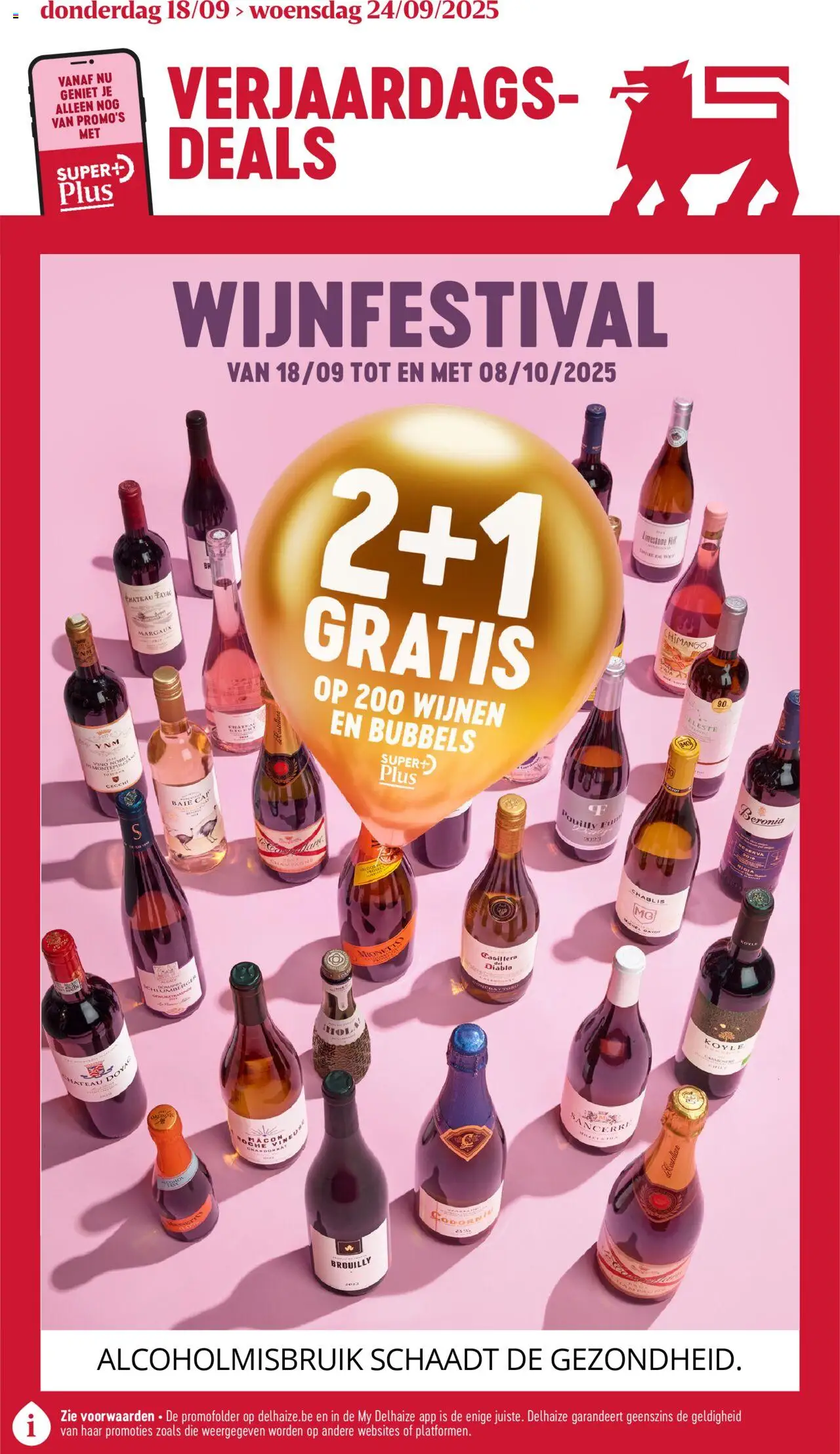 Delhaize shop Folder week 38 geldig vanaf 18/09/2025 - Paginanummer 1