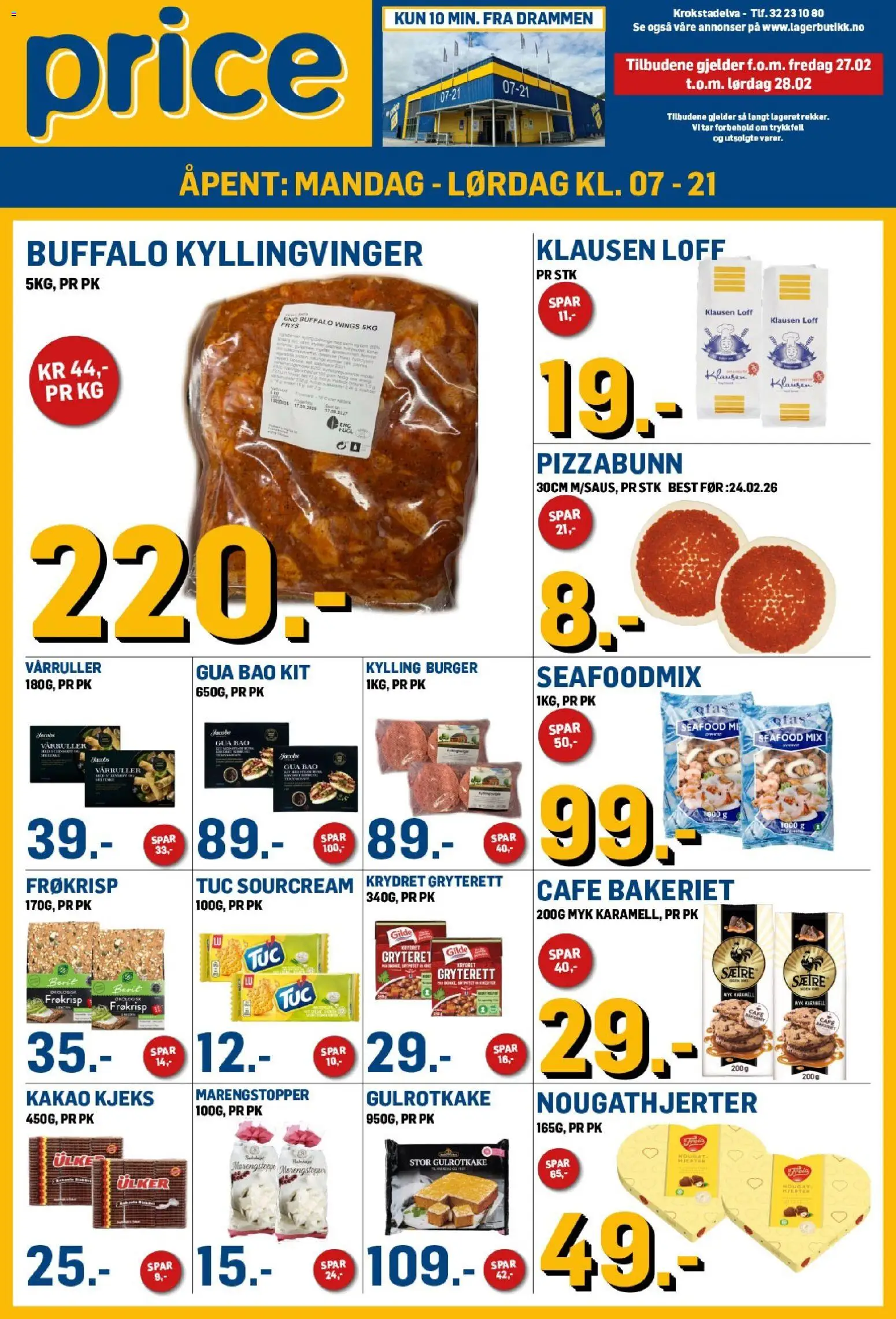 Forhåndsvis Price Lagerbutikk kundeavis fra butikk Price Lagerbutikk gyldig fra 27/02/2026