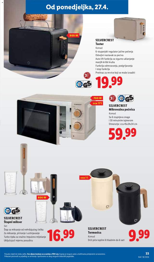 Novi Lidl katalog od 27.04.