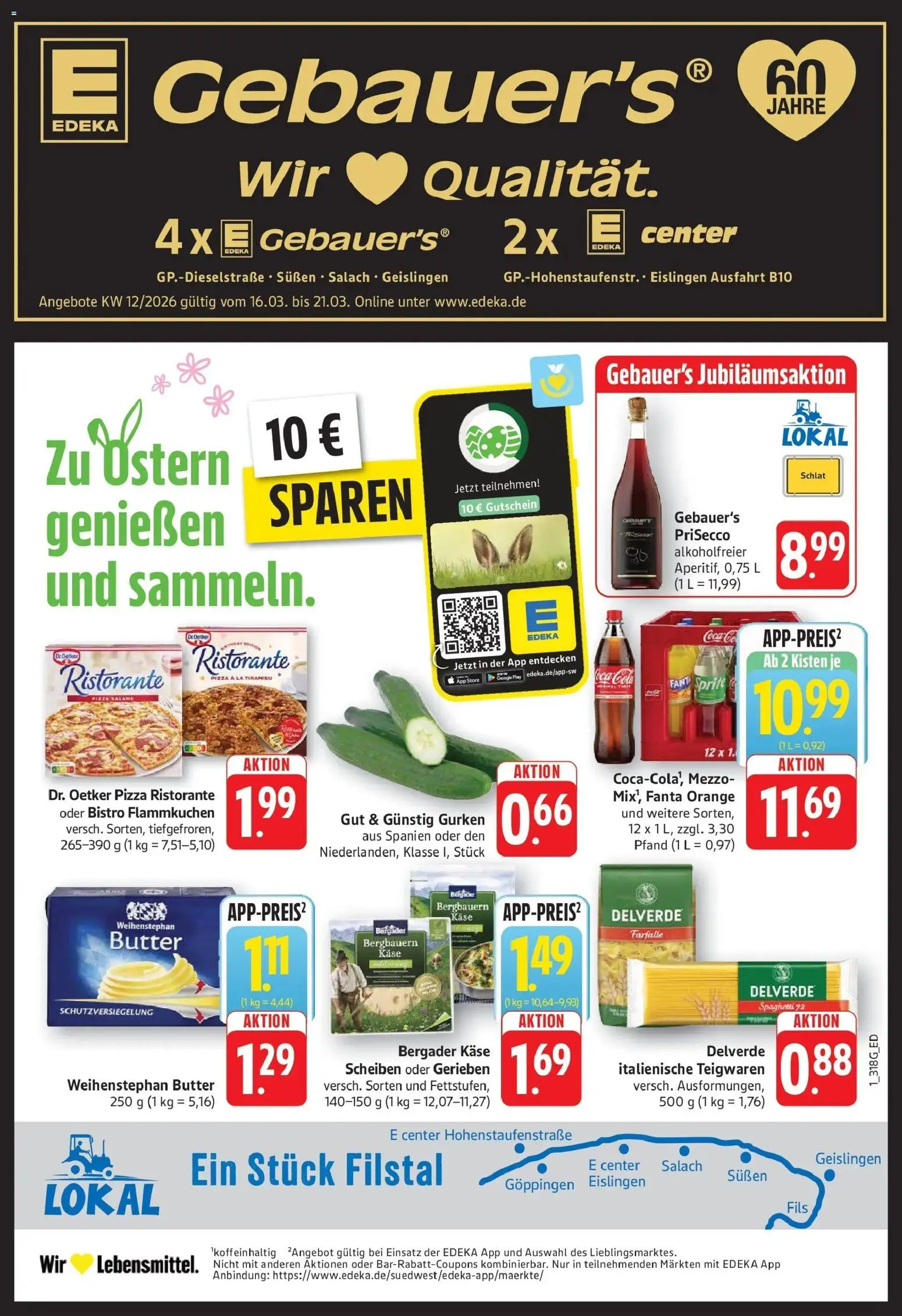 Vorschau von dem Prospekt des Geschäftes Edeka, gültig ab dem 15.03.2026