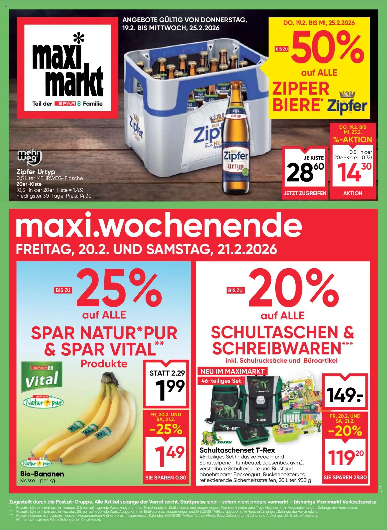 Vorschau der Angebote: Maximarkt Flugblatt gültig ab 19.02.2026