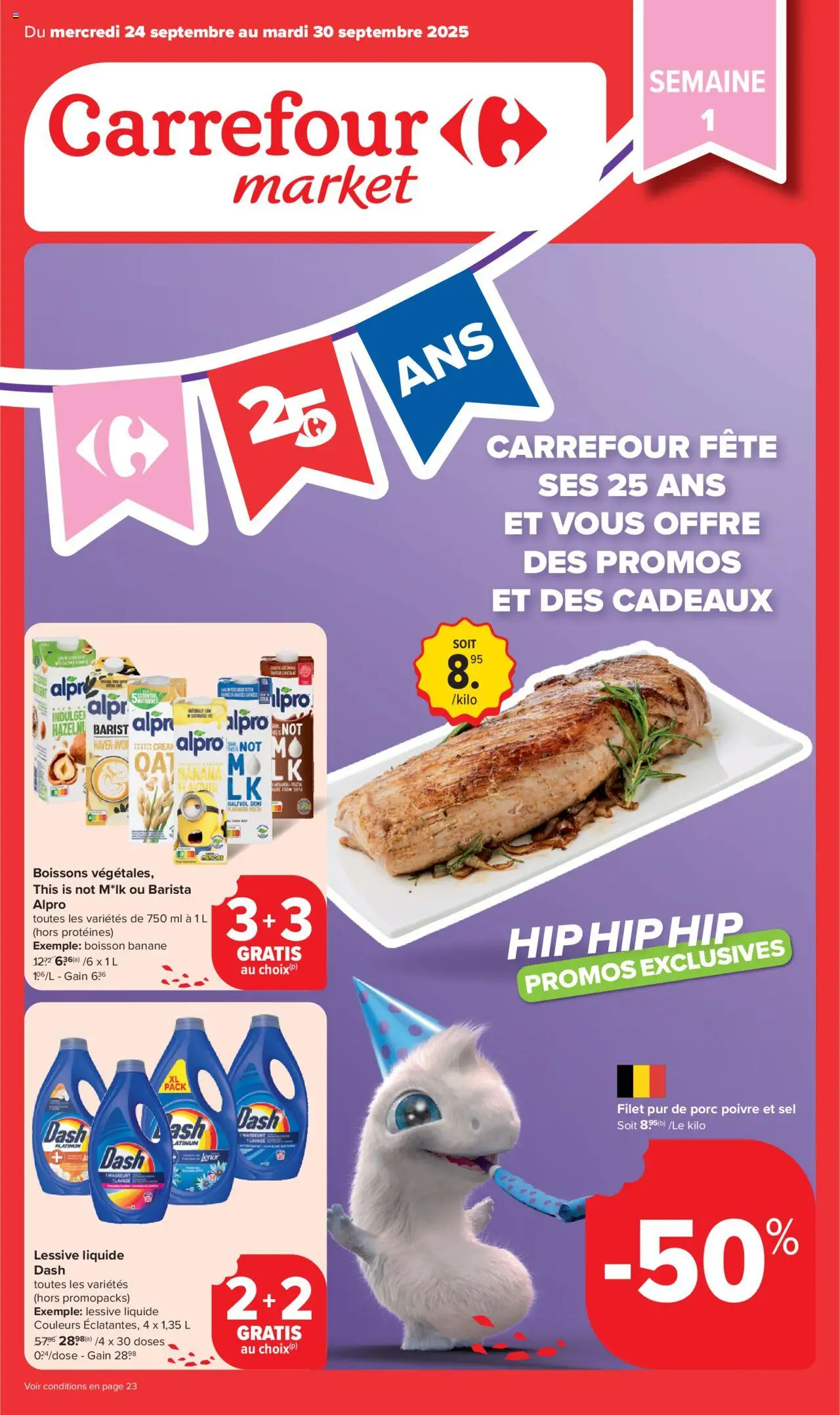 Carrefour shop Market Promotions geldig vanaf 24/09/2025 - Paginanummer 1