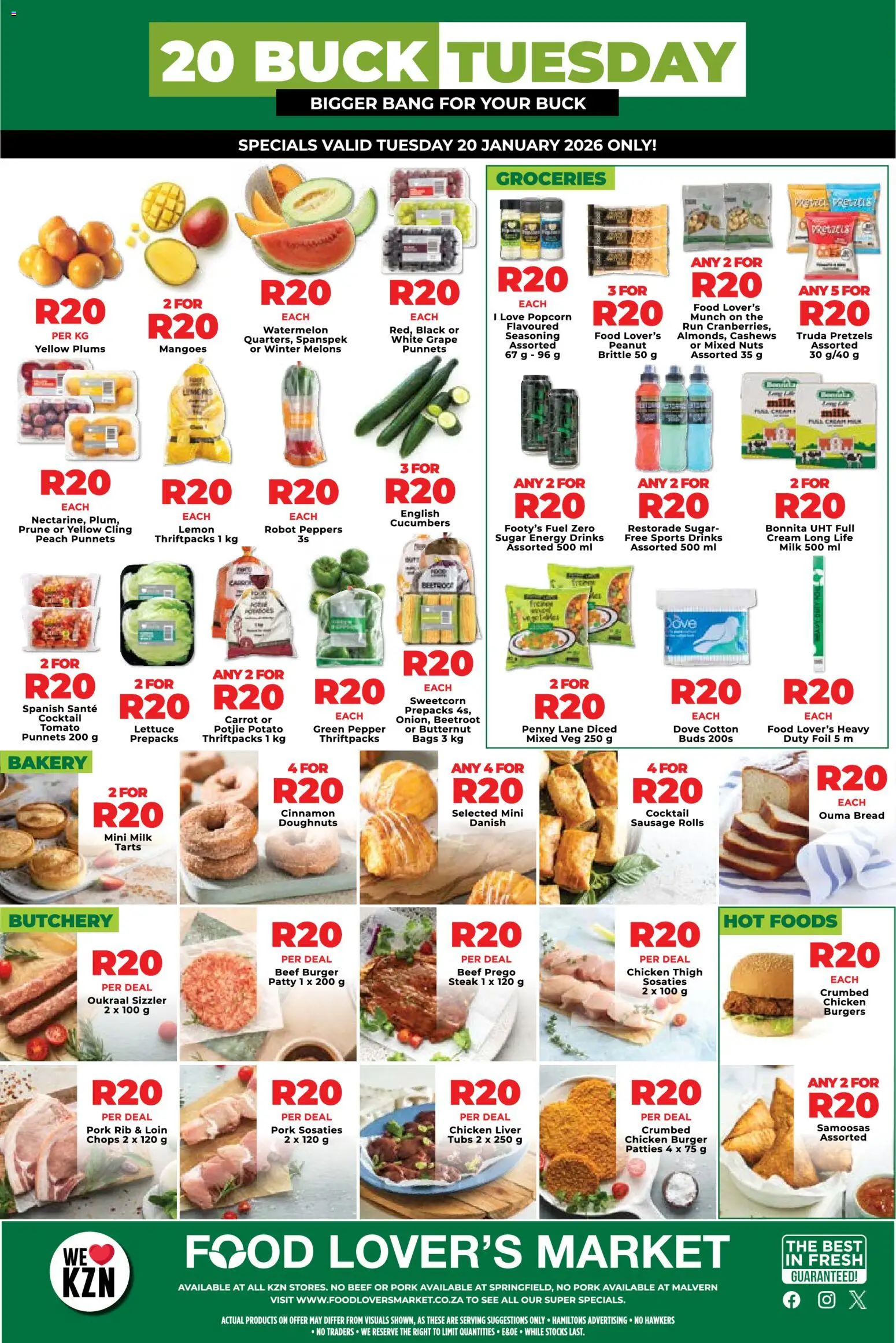 Preview of Food Lover's Market flyer valid from 20/01/2026