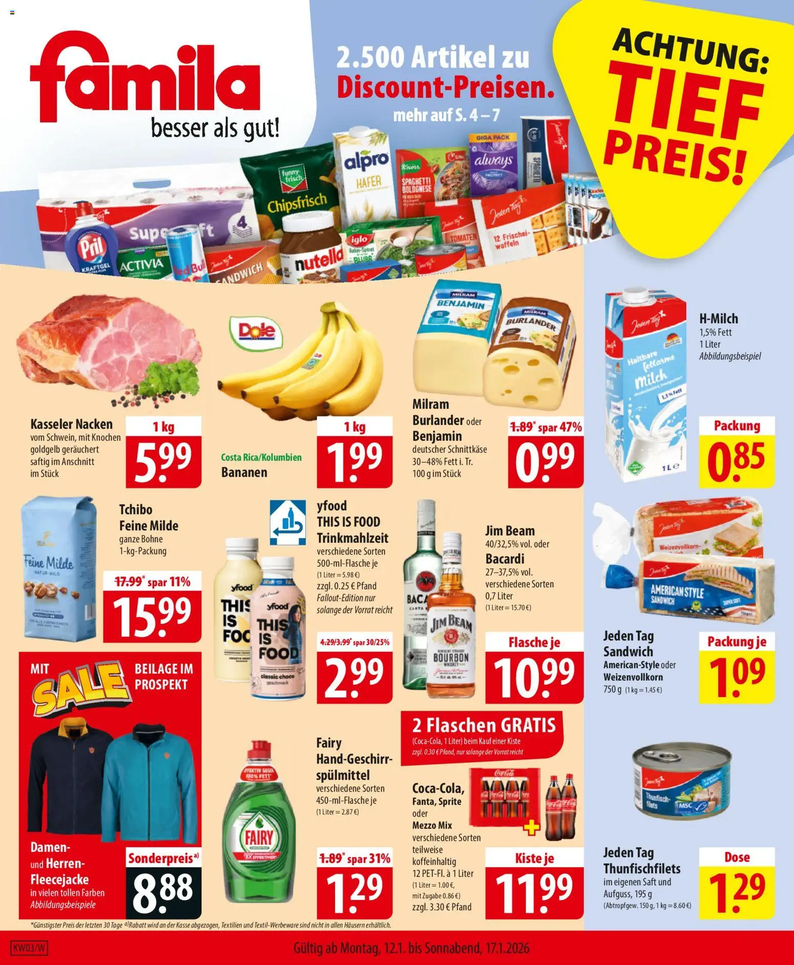 Vorschau von dem Prospekt des Geschäftes Famila, gültig ab dem 12.01.2026