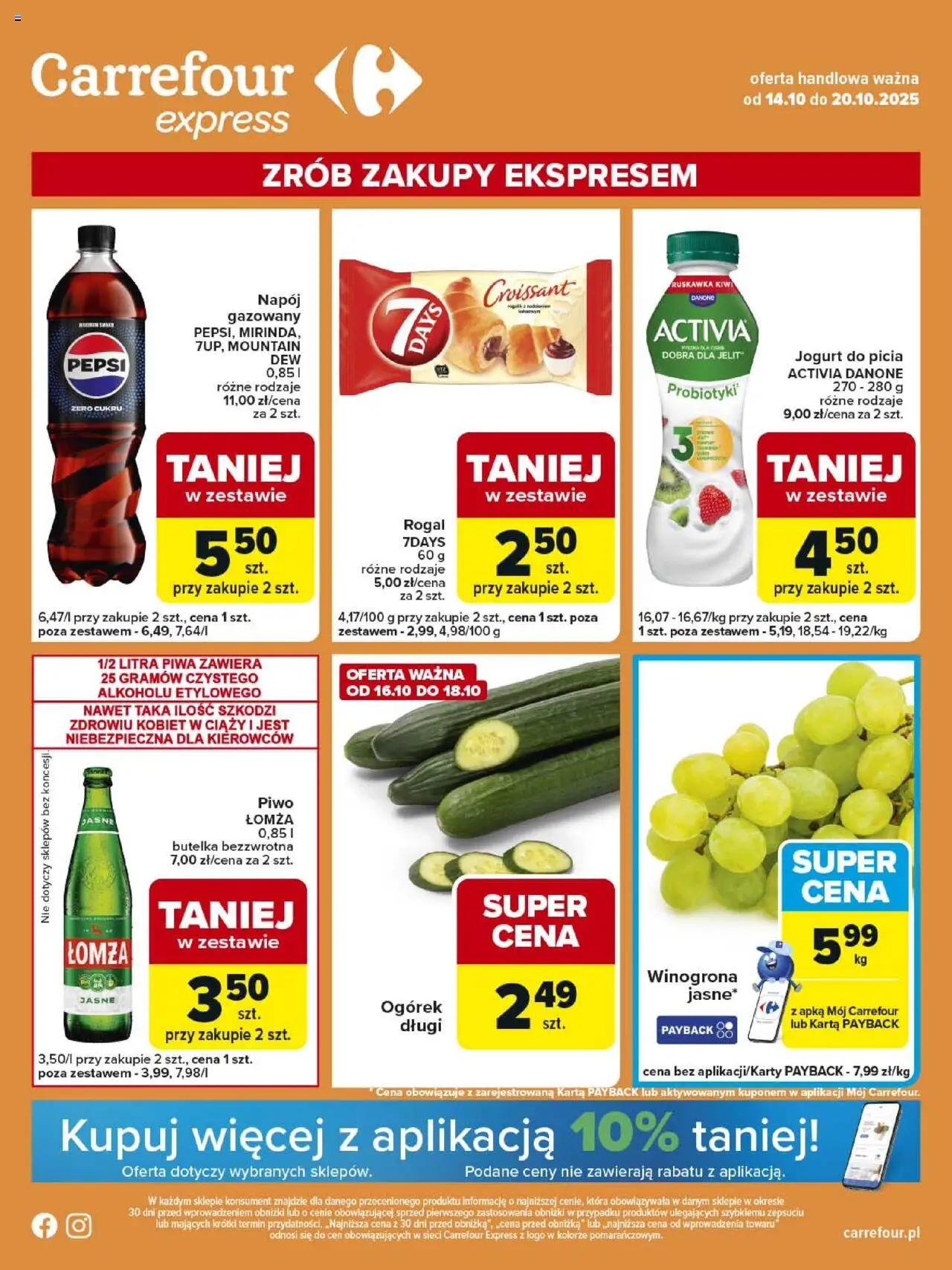 Carrefour Express od 14.10.2025 - Nowa Gazetka - Numer strony 1