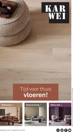 Voorbeeld van Vloerenspecial van winkel KARWEI geldig vanaf 17-09-2025