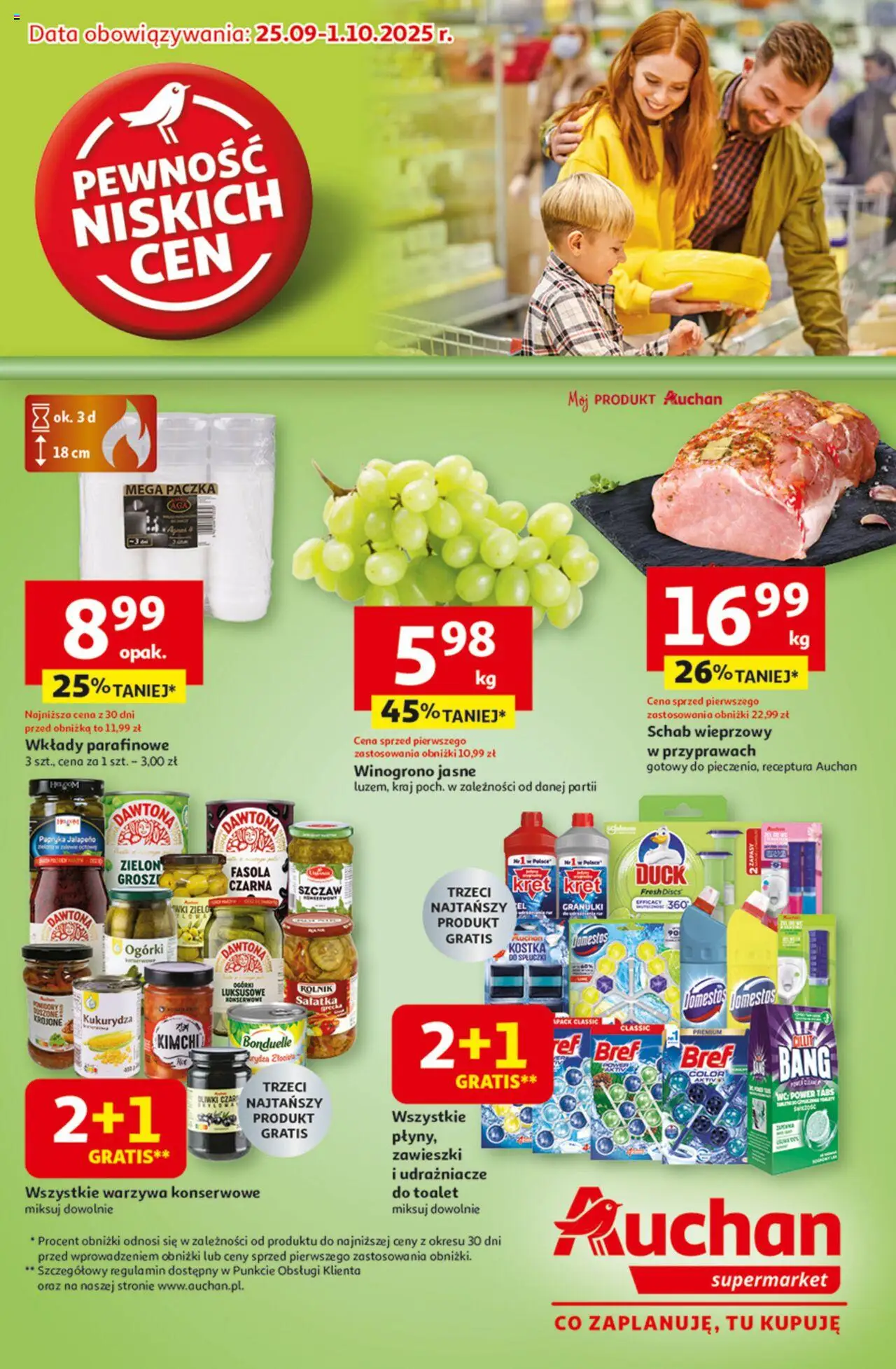 Auchan Gazetka od 25.09.2025 - Nowa Gazetka - Numer strony 1