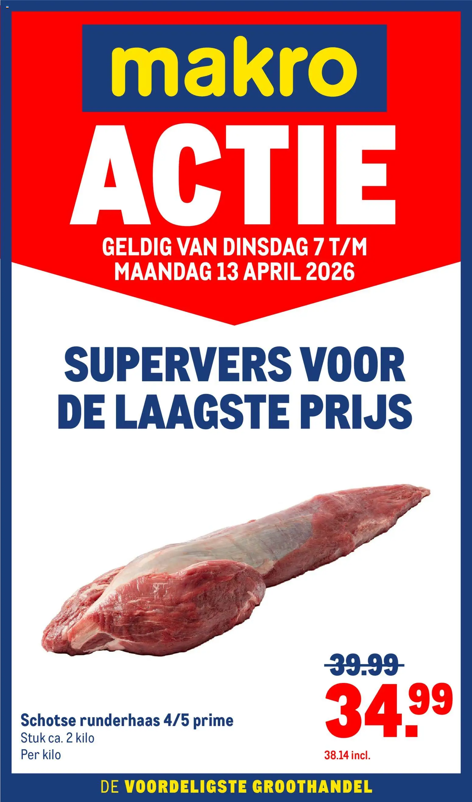 Voorbeeld van Makro folder - Versdeals van winkel Makro geldig vanaf 07-04-2026