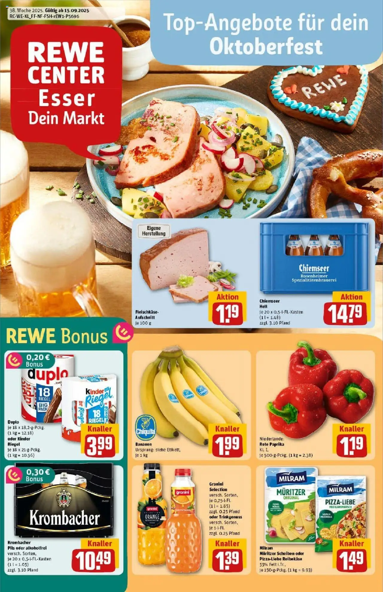 REWE Prospekt ab 14.09.2025 nächste Woche - Prospekt Rheinbach	