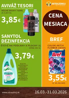 Náhľad Nitrazdroj letáku platného od 16.03.2026