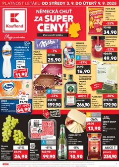 Náhled nabídky: Kaufland Leták platný od 03.09.2025