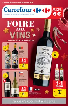 Voorbeeld van Hypermachés - Market Foire aux vins van winkel Carrefour geldig vanaf 29/10/2025