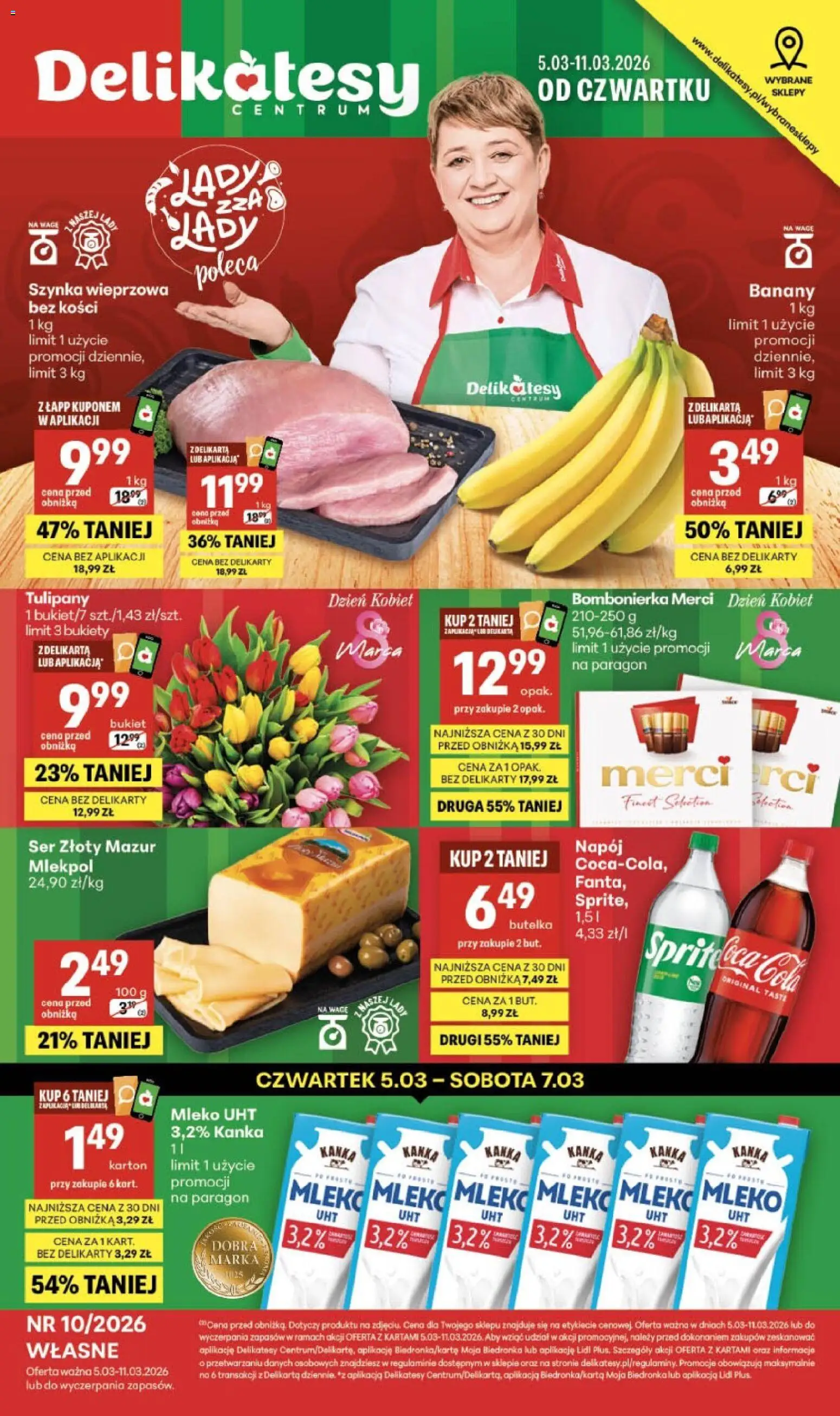Pogląd gazetki "Delikatesy Centrum gazetka - Sklepy Własne" ze sklepu Delikatesy Centrum ważnej od 05.03.2026