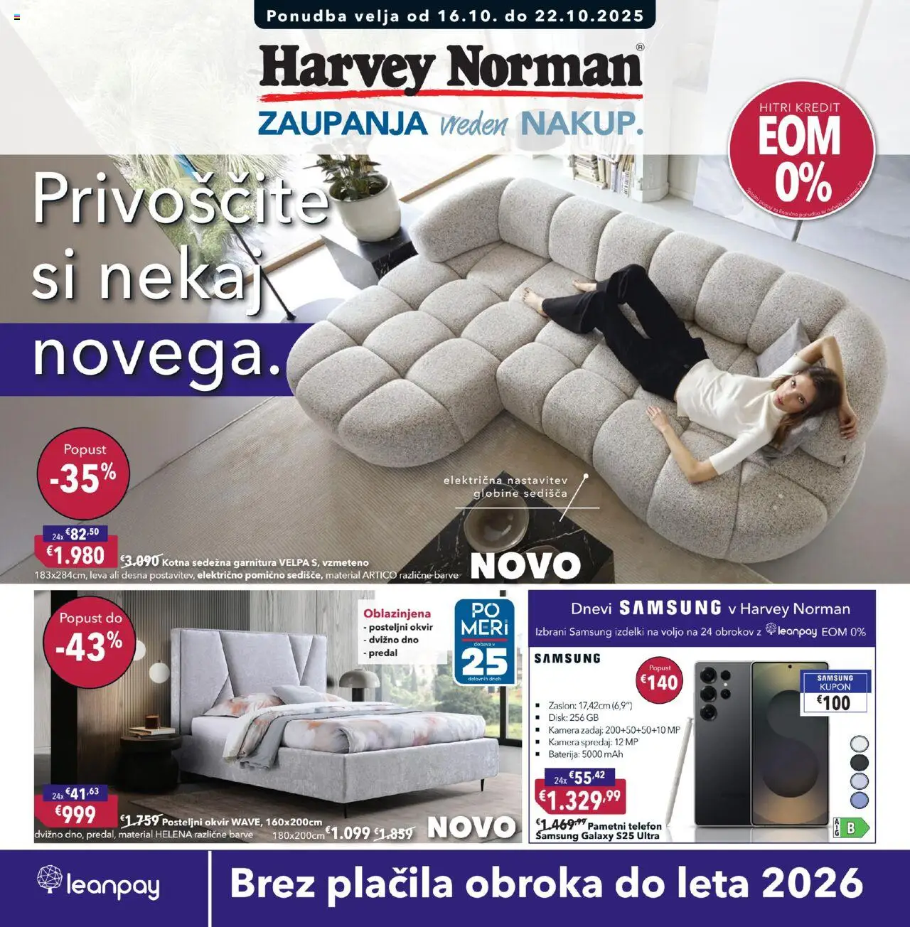 Harvey Norman Katalog od 16.10.2025 - aktualna ponudba - stran 1