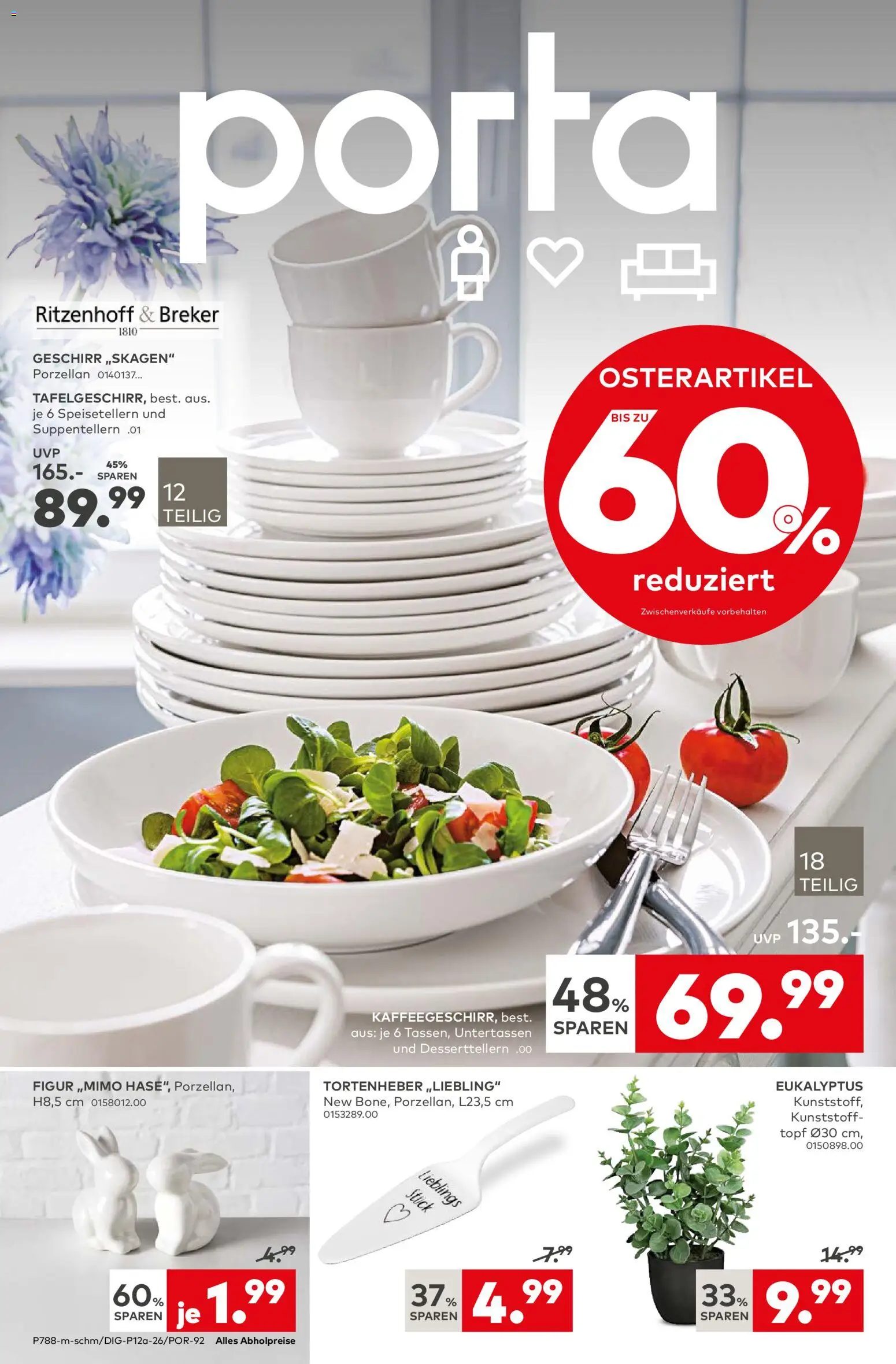 Vorschau von dem Prospekt des Geschäftes Porta!, gültig ab dem 09.03.2026