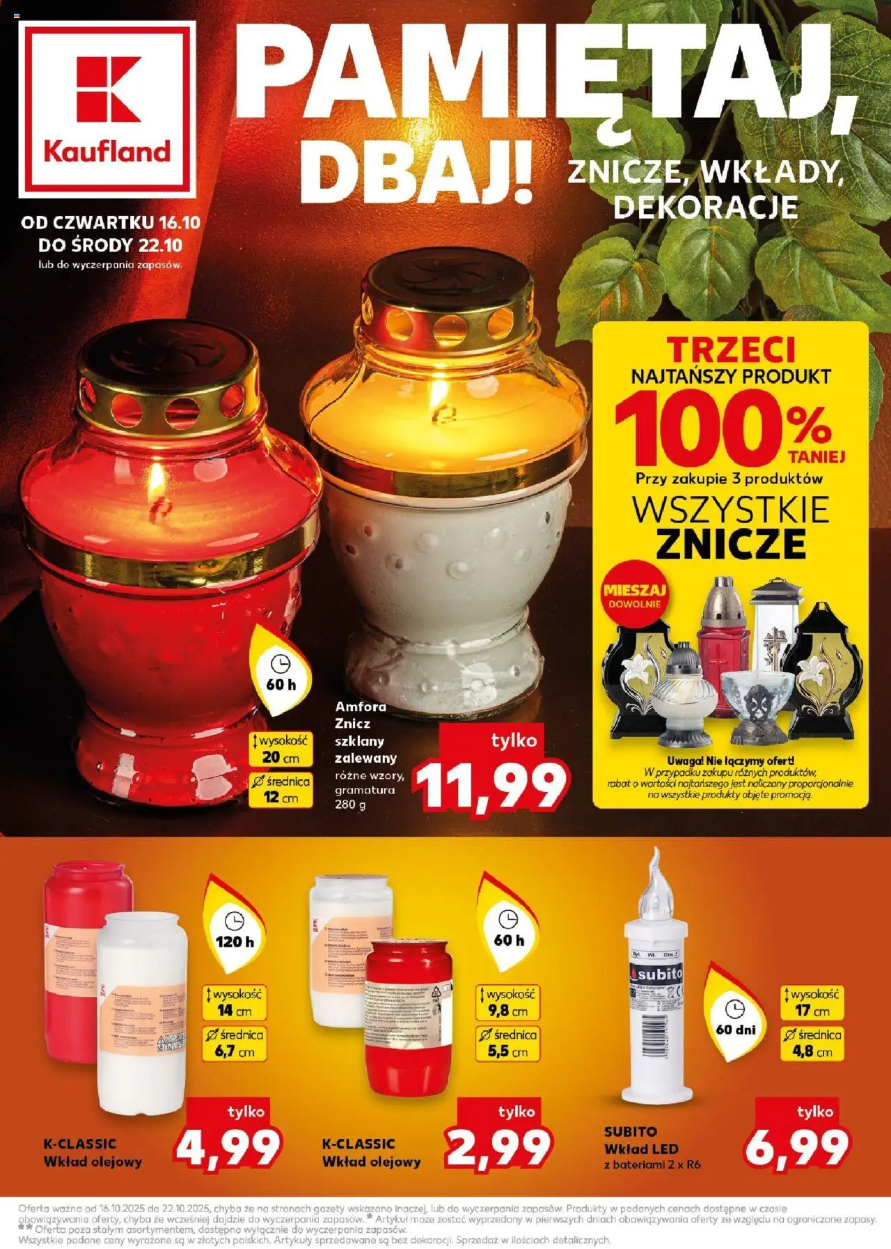 KAUFLAND gazetka promocyjna 16.10.2025 - Promocje - Numer strony 1