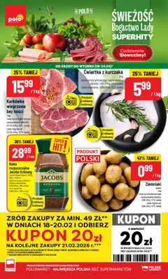 Pogląd gazetki "Gazetka" ze sklepu POLOmarket ważnej od 18.02.2026