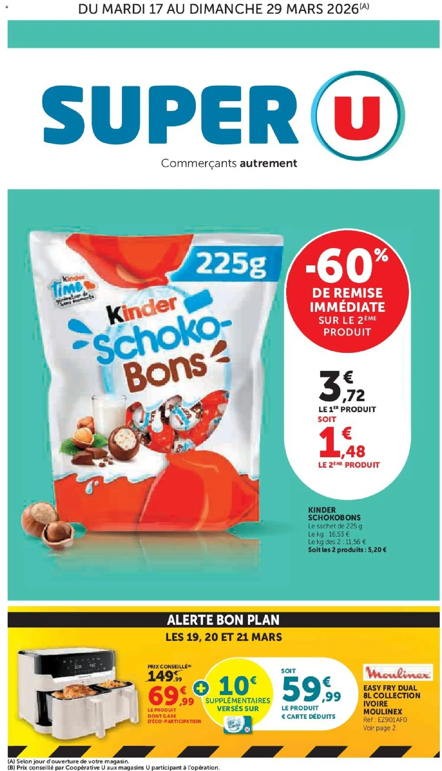 Prévisualisation de Super U - Les prix bas de la semaine du magasin Super U formulaire valide 17/03/2026