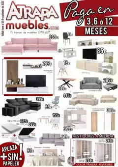Vista previa del folleto de la tienda Atrapa Muebles válido desde el 01/09/2025 
