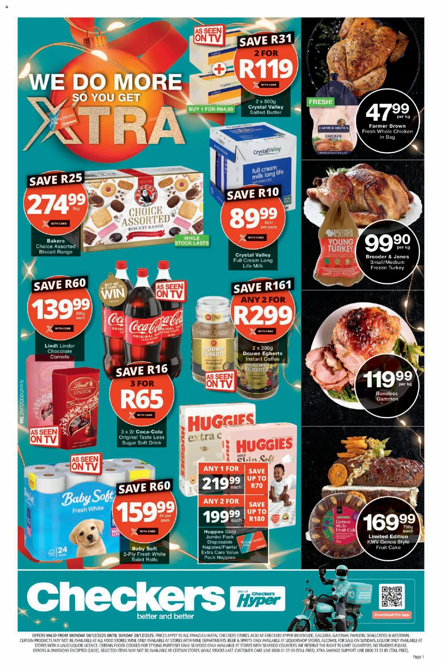 Preview of Checkers flyer valid from 08/12/2025