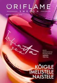Oriflame kliendilehe eelvaade alates 18.02.2026