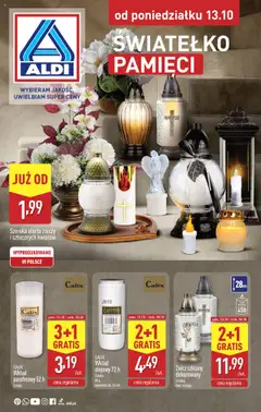 Pogląd gazetki "Światełko pamięci" ze sklepu Aldi ważnej od 13.10.2025