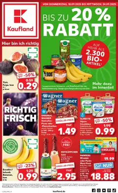Vorschau von dem Prospekt des Geschäftes Kaufland, gültig ab dem 17.09.2025